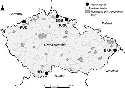 What Are the Principal Factors Affecting Ambient Ozone Concentrations in Czech Mountain Forests?